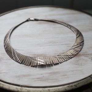 Silver Plated Choker Necklace